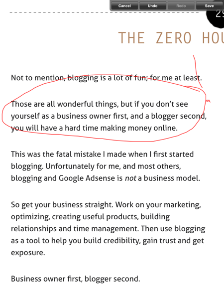 business before blogger